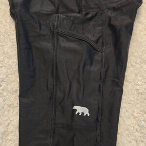 Running Bare - Size 2/4 - Black bike/athletic shorts - Pockets - No gusset - EUC